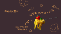 World Pasta Day Doodle Facebook event cover Image Preview