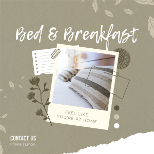 Homey Bed and Breakfast Instagram post Image Preview