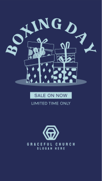 Boxing Day Limited Promo Facebook Story Design