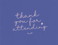 Classic and Personalized Thank You Card Image Preview
