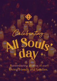 All Souls' Day Celebration Poster Image Preview