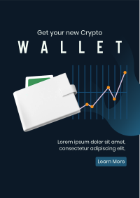 Get Crypto Wallet  Flyer Design