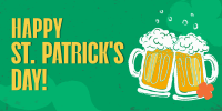 St. Patrick's Beer Greeting Twitter Post Preview