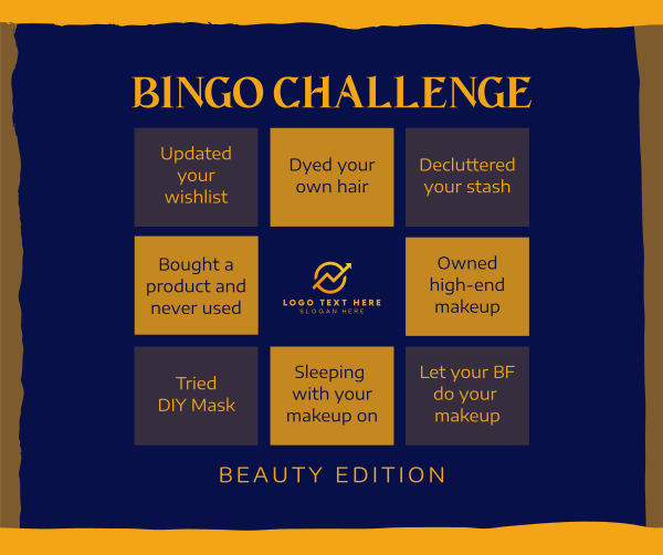 Beauty Bingo Challenge Facebook Post Design Image Preview