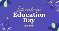 Celebrate Education Day Facebook Ad Design