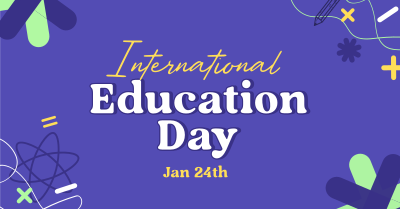 Celebrate Education Day Facebook ad Image Preview