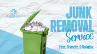 Junk Removal Service Facebook event cover Image Preview