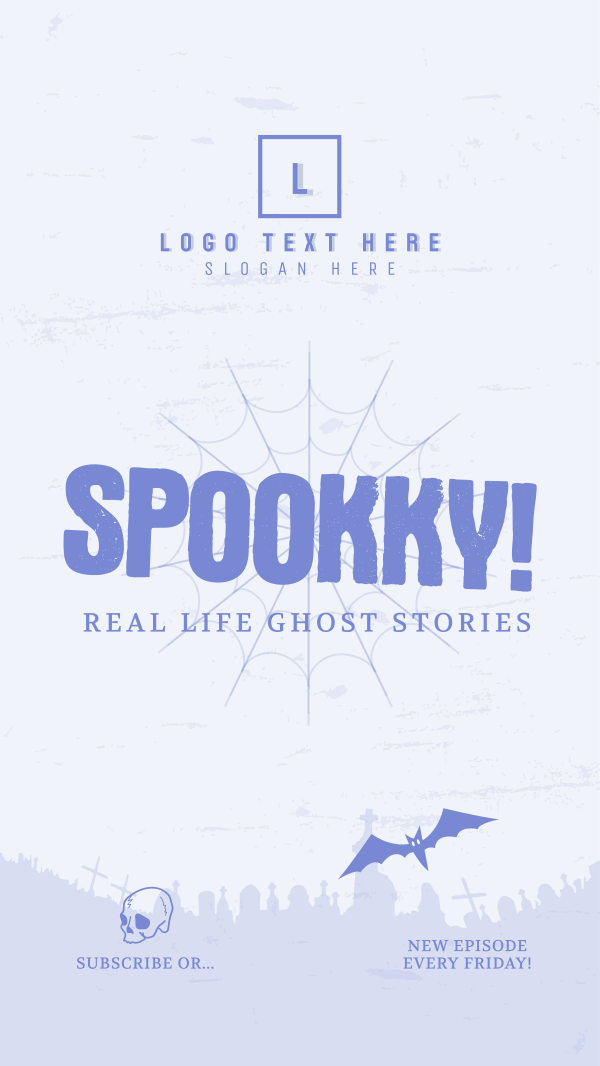 Ghost Stories Instagram Story Design Image Preview