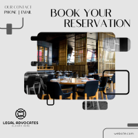 Restaurant Booking Instagram post Image Preview