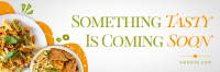 Tasty Food Coming Soon Twitter header (cover) Image Preview