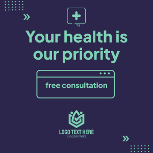 Your Health Is Our Priority Instagram post