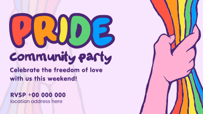 Hold Your Pride Facebook event cover Image Preview