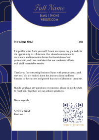 Classic Business Deco Letterhead Image Preview