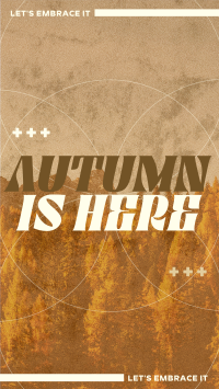 Nostalgic Autumn Quote TikTok Video Image Preview