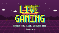 Retro Live Gaming Animation Image Preview