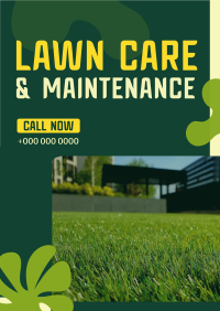 Clean Lawn Care Poster Image Preview