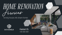 Home Makeover Service Facebook Event Cover Image Preview