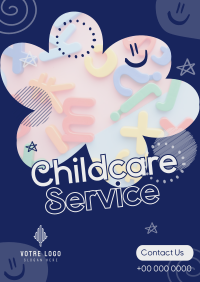 Doodle Childcare Service Flyer Image Preview
