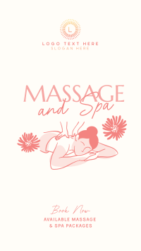 Serene Massage Instagram Story Design