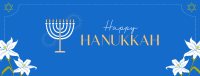 Hanukkah Lilies Facebook cover Image Preview