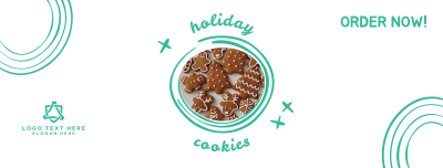 Christmas Cookie Day Facebook cover Image Preview