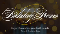 Birthday Promo Animation Image Preview