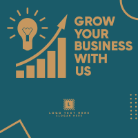 Do Business With Us Instagram Post Design