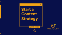 Content Strategy Facebook event cover Image Preview