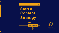 Content Strategy Facebook event cover Image Preview