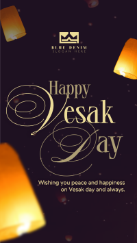 Lantern Vesak Day Instagram Reel Image Preview