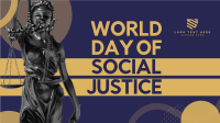 Social Justice World Day Facebook Event Cover Design