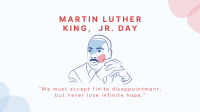 Martin Luther Lineart Facebook Event Cover Design