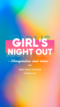 Girl's Night Out Instagram story Image Preview