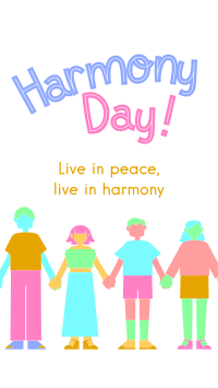 Peaceful Harmony Week Facebook Story Design