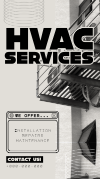 Y2K HVAC Service TikTok Video Preview