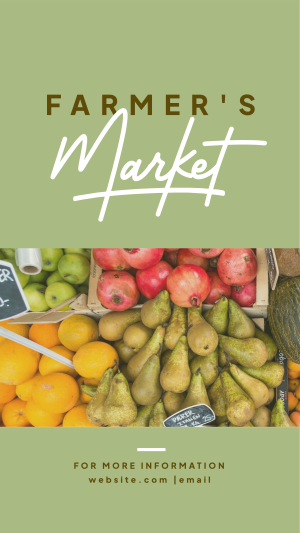 Organic Market Facebook story