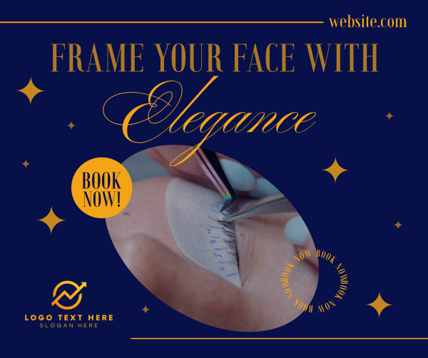 Elegant Eyelash Facebook Post Design Image Preview