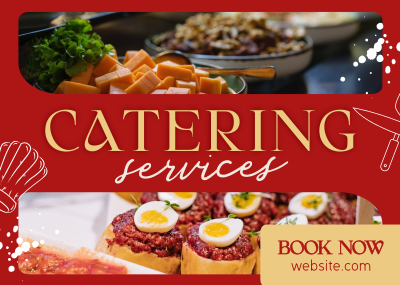 Savory Catering Services Postcard Image Preview