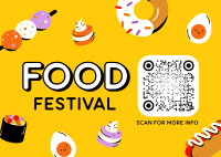 Our Foodie Fest! Postcard Image Preview