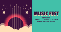 Music Fest Facebook Ad Design