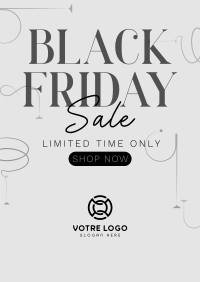Classic Black Friday Sale Poster Image Preview