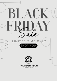 Classic Black Friday Sale Poster Image Preview