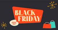 Retro Black Friday  Facebook Ad Design