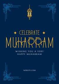 Bless Muharram Poster Design