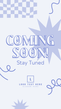 Coming Soon Curly Lines Instagram Story Design