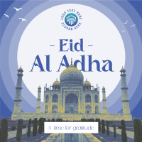 Eid Al Adha Temple Instagram Post Design