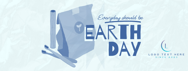 Earth Day Everyday Facebook Cover Design