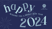 Bright New Year Facebook Event Cover Design