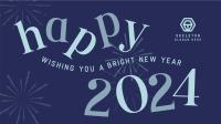 Bright New Year Facebook event cover Image Preview