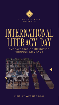 International Literacy Day TikTok video Image Preview